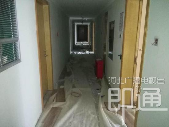 月子中心的樓道破破爛爛