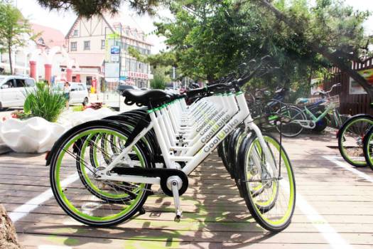 秦皇島街頭現(xiàn)共享單車婚禮 別樣創(chuàng)意驚艷海濱！