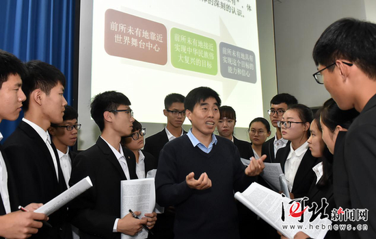 河北師范大學師生（資料片） 記者史晟全 趙海江攝