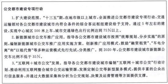 通過開展公交都市建設(shè)，各地優(yōu)先發(fā)展城市公交的政策體系進(jìn)一步完善，城市公交基礎(chǔ)設(shè)、運(yùn)營保障能力和服務(wù)水平穩(wěn)步提升，并形成了一批可復(fù)制、可推廣的典型案例。