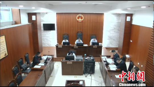 圖為庭審現(xiàn)場。呼和浩特市中院供圖