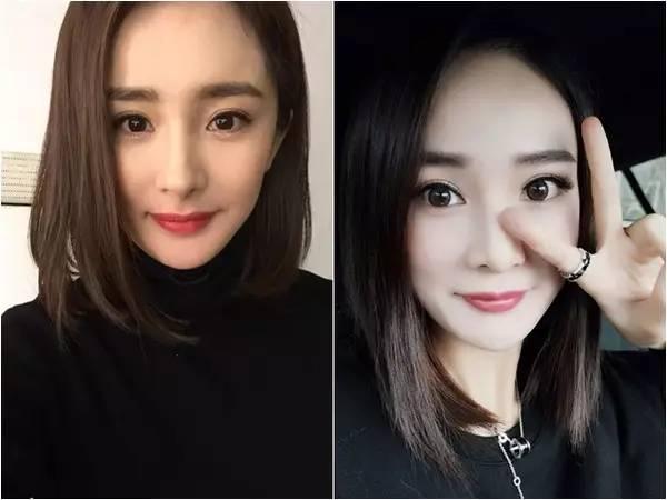 楊冪穿個(gè)迷彩，妹紙也要來(lái)個(gè)擺拍......