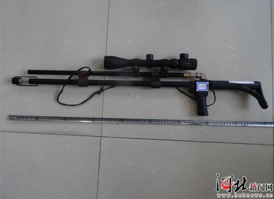 圖為警方查獲得非法槍支。警方供圖